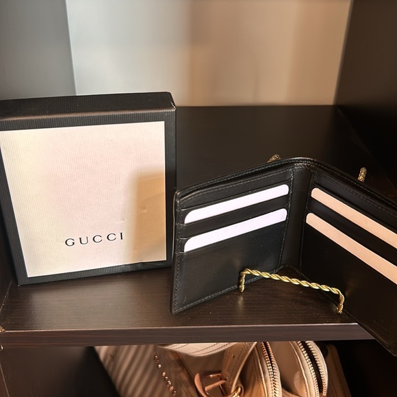 Gucci kingsnake men’s wallet 100% leather - Picture 5 of 9